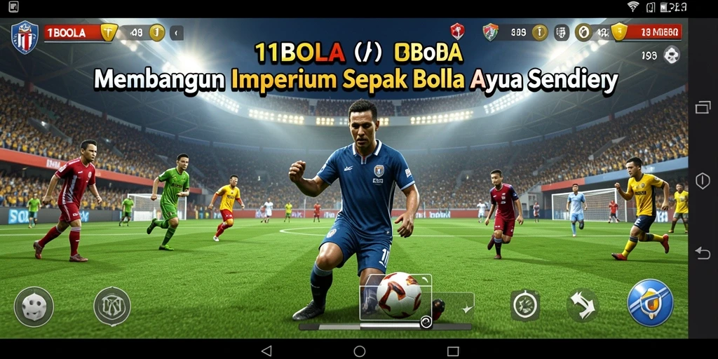 Tampilan permainan Tycoon di 11BOLA dengan manajemen klub sepak bola.