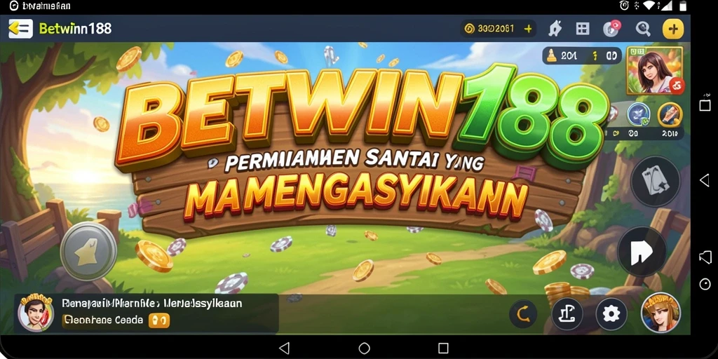 Screenshot utama BETWIN188 menampilkan gameplay yang seru dan interaktif.