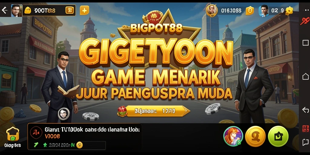 Tampilan gameplay Tycoon yang menarik di BIGPOT88.