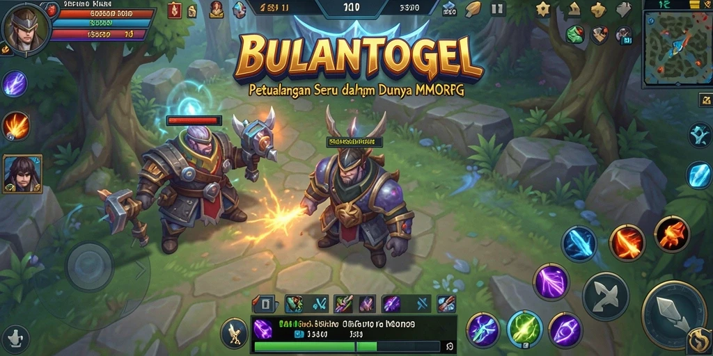 Tampilan gameplay seru dan interaktif dalam BULANTOGEL.