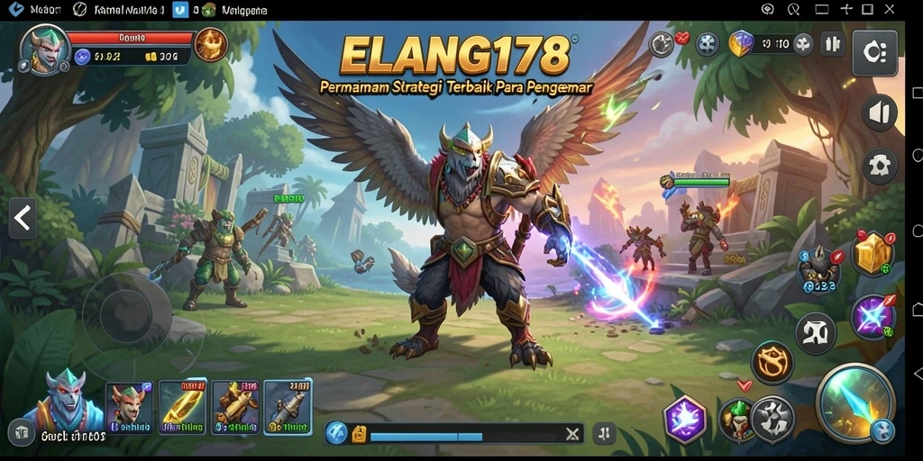 Tangkapan layar ELANG178 menampilkan aksi strategis yang mendebarkan.