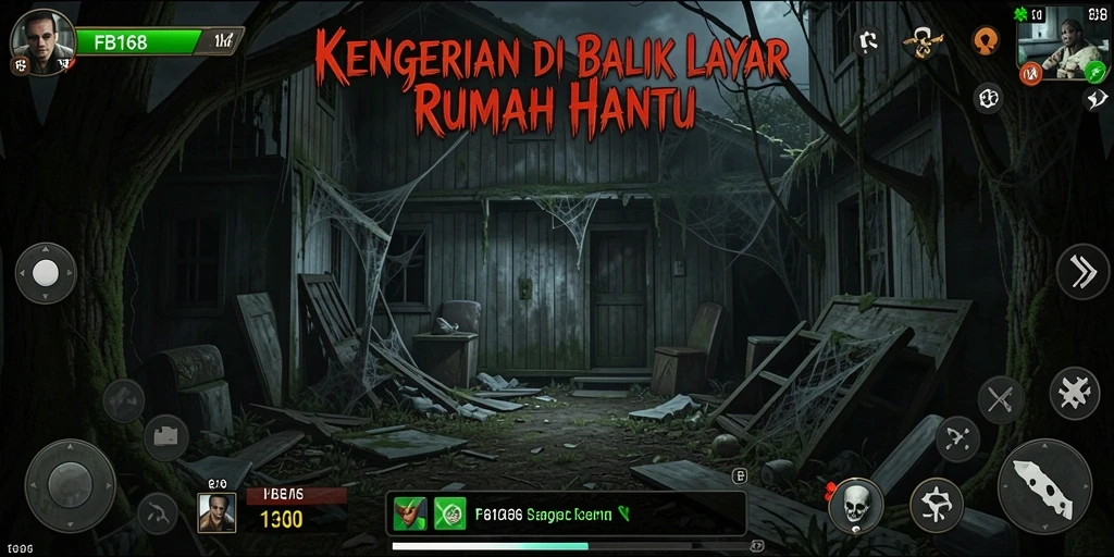 Tangkapan layar gameplay FB168 yang menakutkan dan penuh ketegangan.