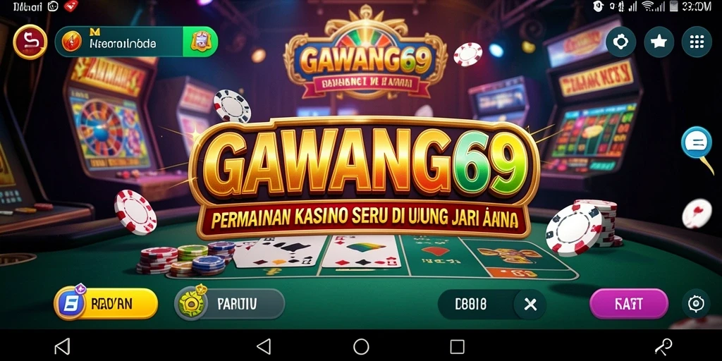 Screenshot GAWANG69 menunjukkan gameplay Kasino yang mendebarkan.