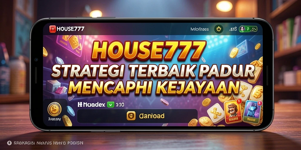Tangkapan layar utama HOUSE777 menampilkan aksi strategi yang mendebarkan.