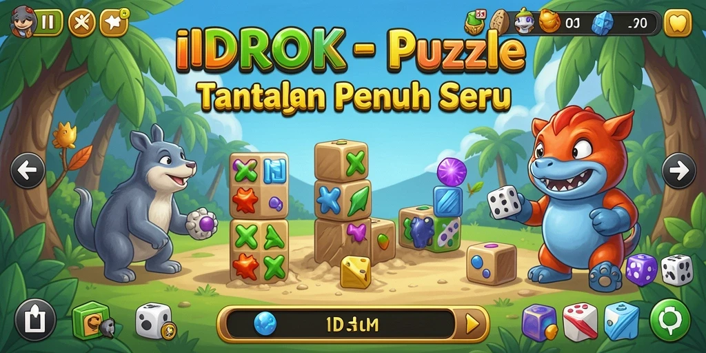 Gameplay seru saat menyelesaikan puzzle di IDROK.