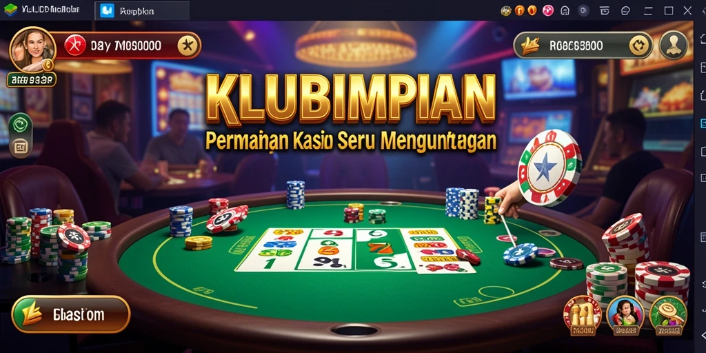 Tampilan gameplay Kasino yang seru dan mengasyikkan.
