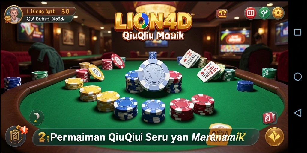 Tangkapan layar gameplay QiuQiu di LION4D yang seru.