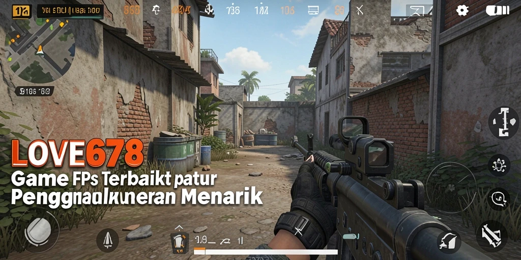 Tangkapan layar LOVE678 yang menampilkan aksi tembak-menembak yang mendebarkan.