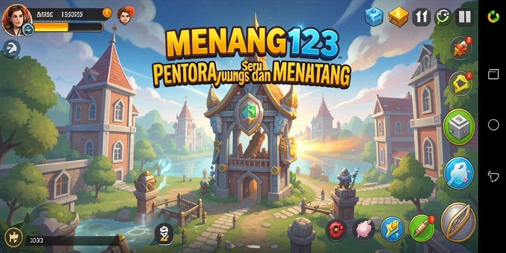 Tampilan gameplay MENANG123 yang menegangkan dalam Tower Defense.