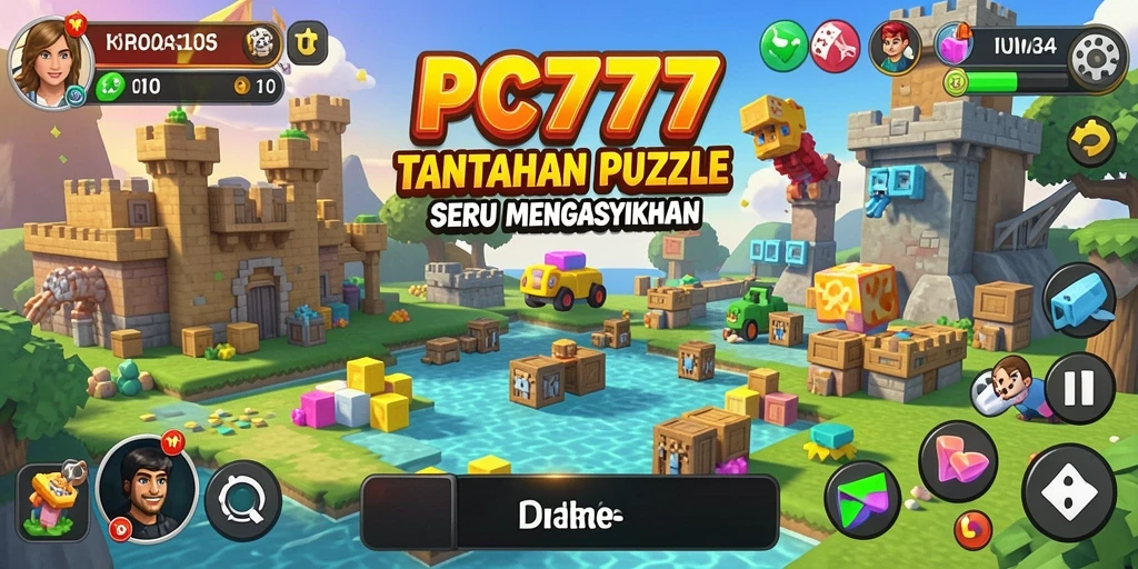 Tampilan gameplay menantang dan penuh warna dari PC777.