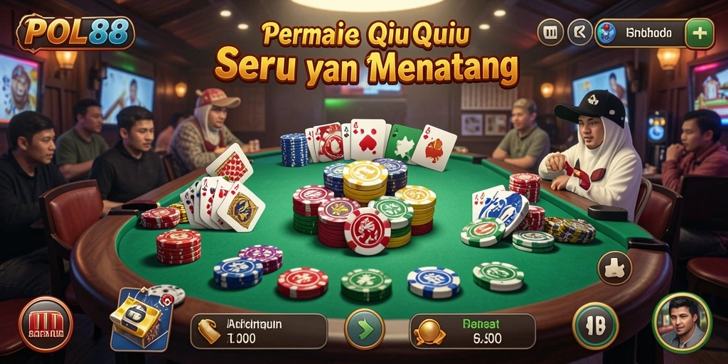 Tampilan gameplay QiuQiu yang seru dan menantang.