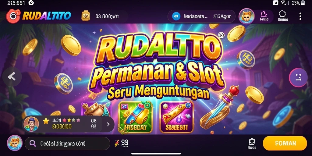 Tangkapan layar RUDALTOTO yang menampilkan gameplay mendebarkan dan fitur menarik.
