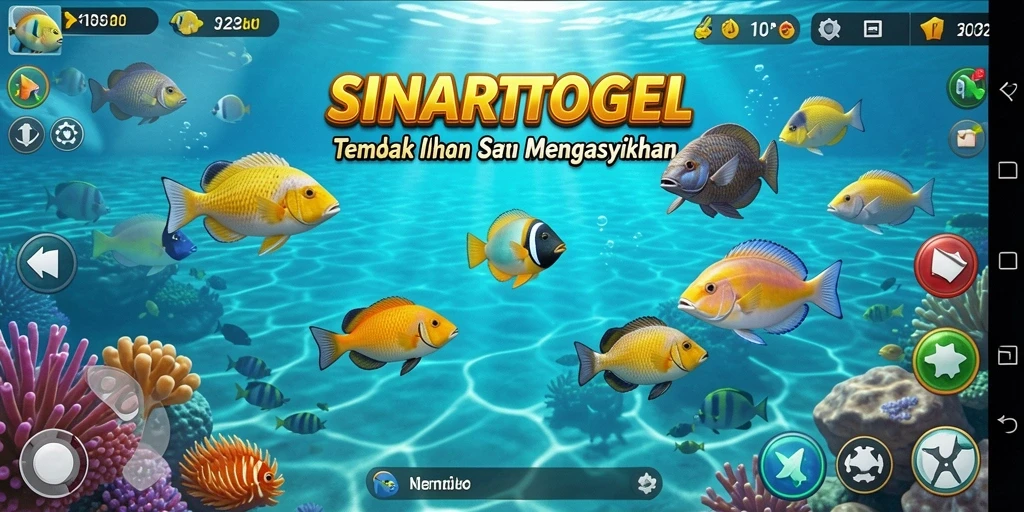 Screenshot gameplay Tembak Ikan di SINARTOGEL yang seru.