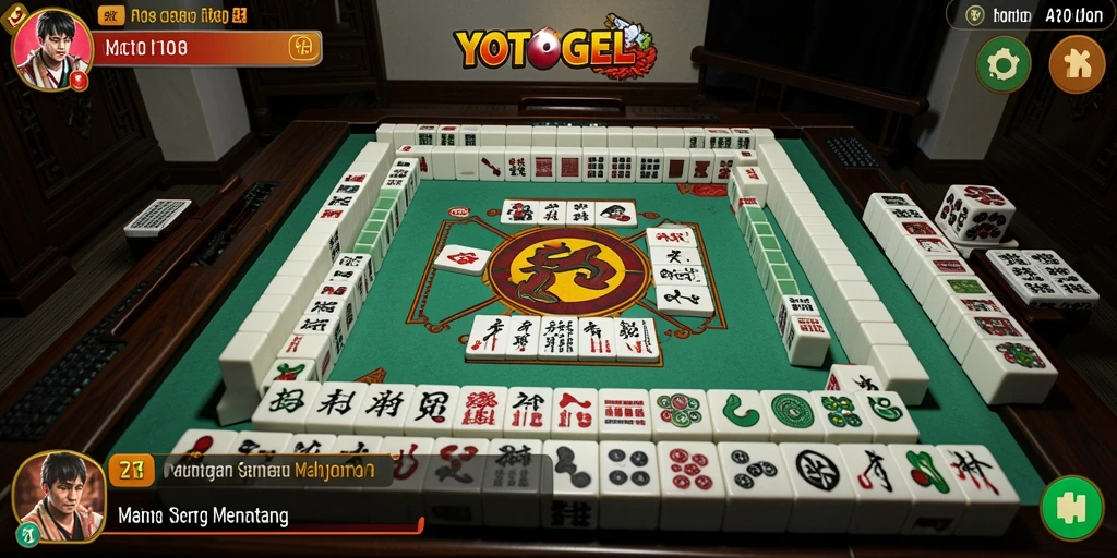 Gameplay YOTOGEL yang penuh strategi dalam permainan Mahjong.